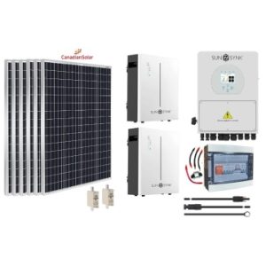 8kw 3 phase SUNSYNK Hybrid Inverter Complete Solar System+INSTALLATION