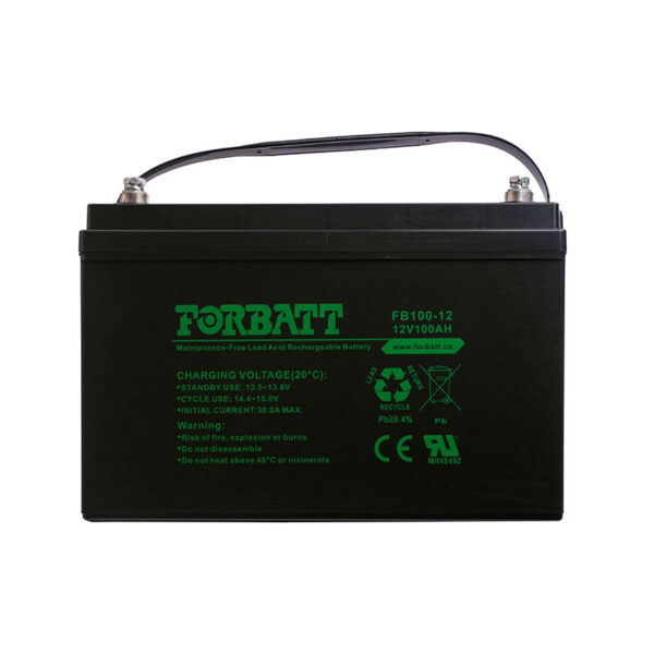 Forbatt 12V 100Ah Lead Acid Battery 1 FB100 12 12V100AH 600x600 1