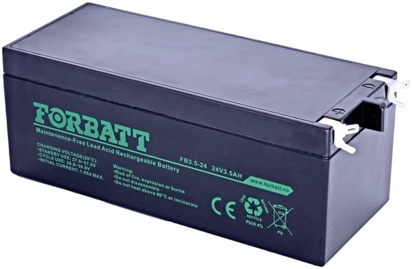 Forbatt 12V 3.2AH Sealed Lead Acid Battery 2 Forbatt 12V 3.2AH Sealed Lead Acid Battery