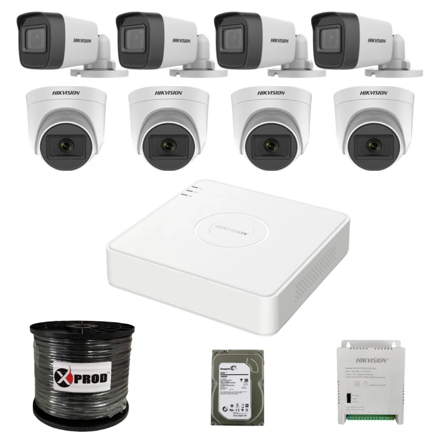 Hikvision 8 Channel 1080P Combo Complete Kit 2 9375C61B 9B9D 49C1 AF0E 77AA6EE9D069