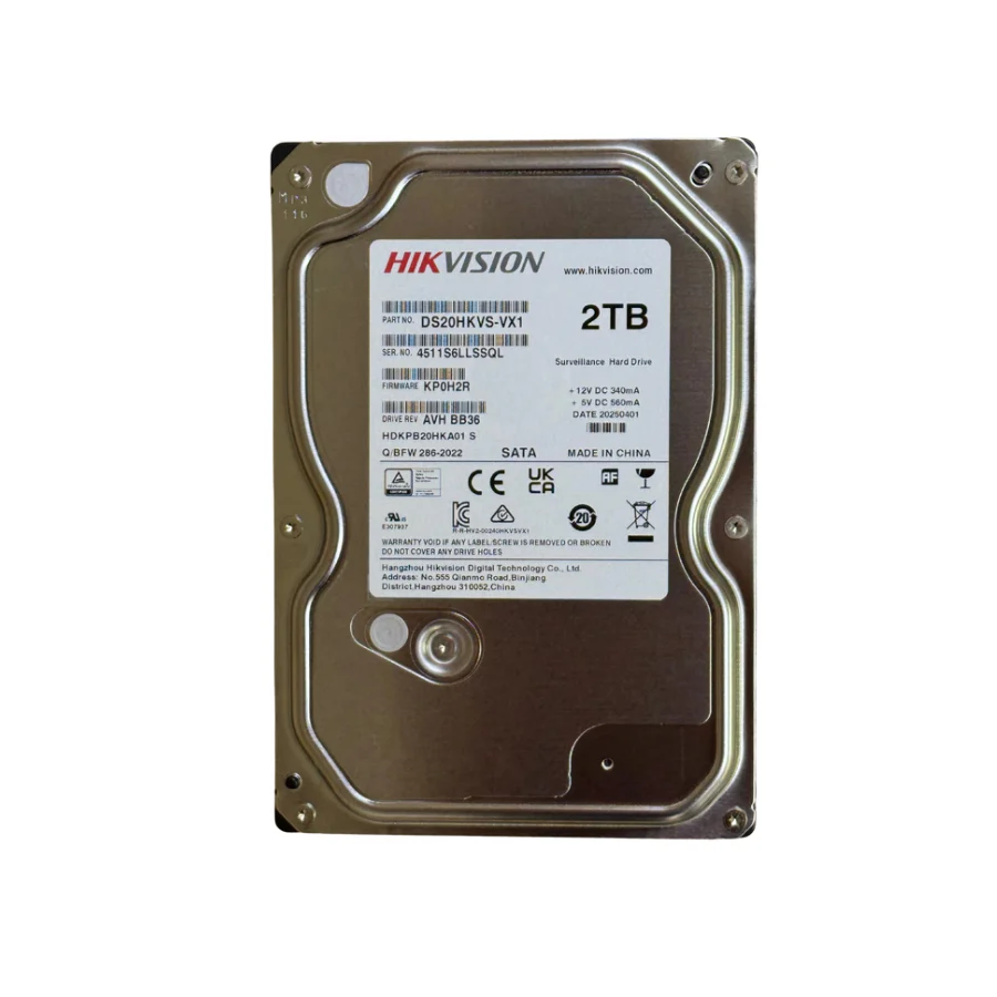 Hikvision 2TB Surveillance Hard Drive 2 Hikvision 2TB Surveillance Hard Drive