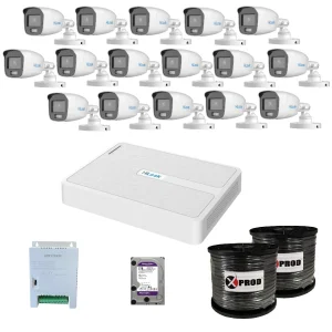 HiLook 16 Channel 1080P ColorVu Complete Kit