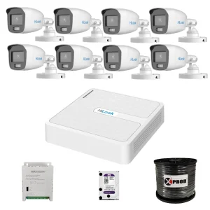 HiLook 8 Channel 1080p ColorVu Complete Kit